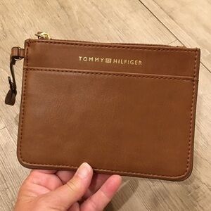 Tommy Hilfiger Tan Clutch